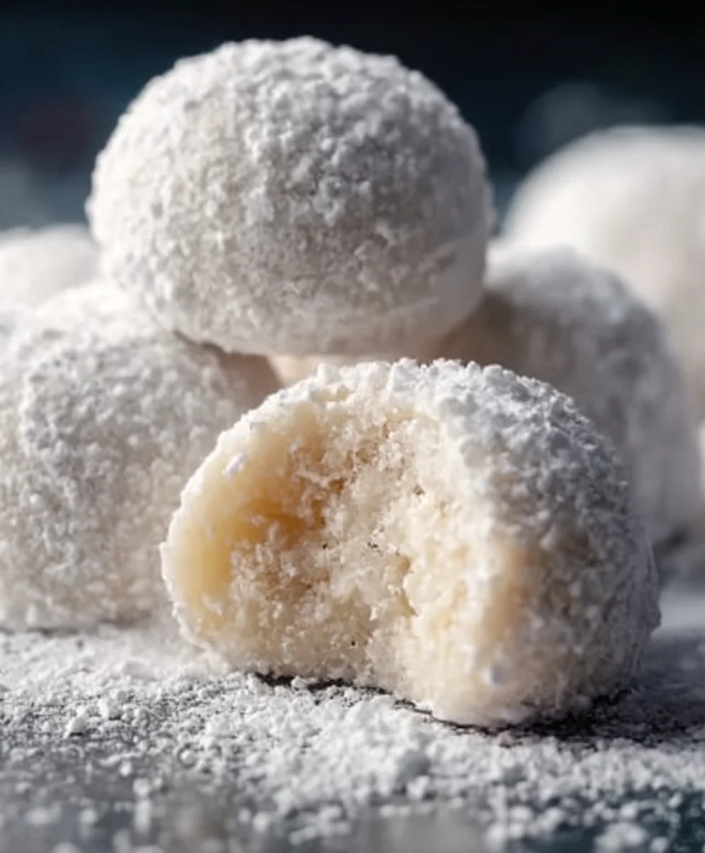 Sweetened Condensed Milk Snowball Cookies Bliss
