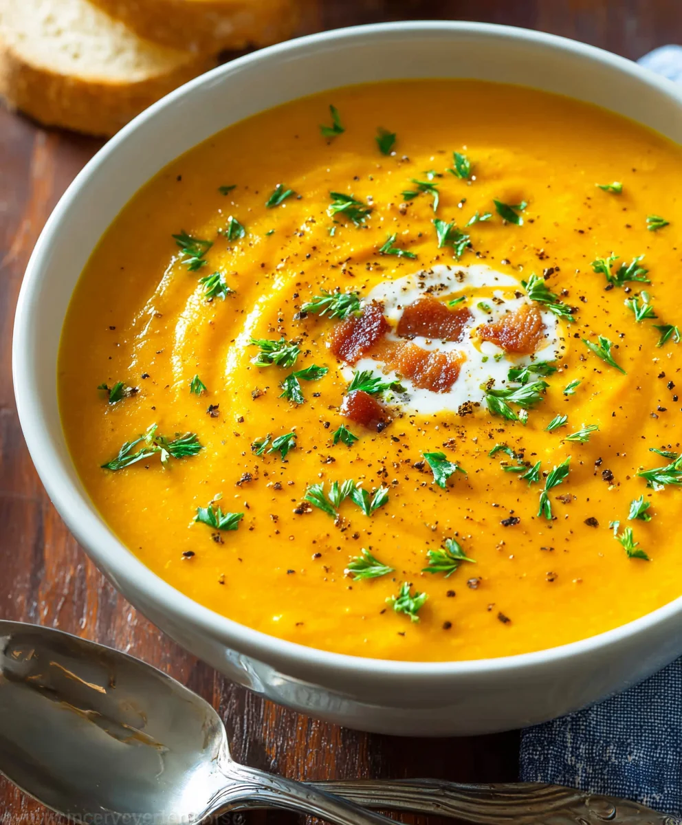 Creamy Carrot Soup - Simple & Delicious Recipe