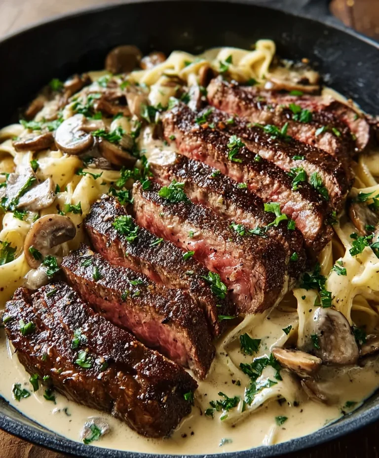 Cajun Steak Alfredo – Creamy Spicy Pasta Recipe