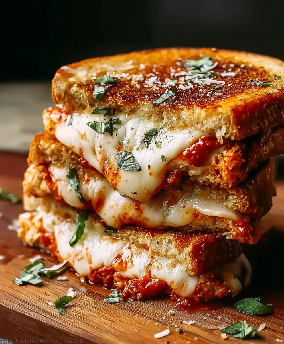 Chicken Parmesan Grilled Cheese - Ultimate Flavor