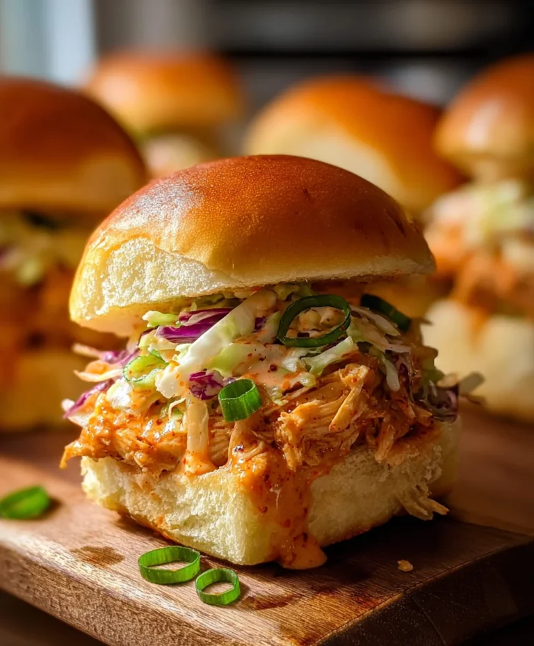Easy Bang Bang Chicken Sliders-Quick & Flavorful Meal