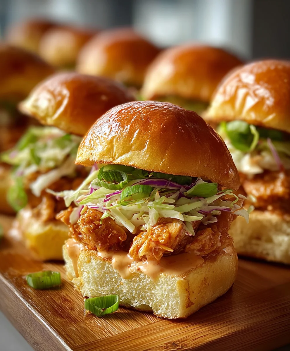 Easy Bang Bang Chicken Sliders-Quick & Flavorful Meal