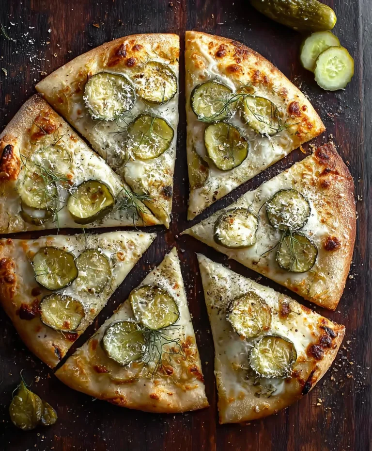 Tangy Dill Pickle Pizza Recipe – A Flavorful Twist