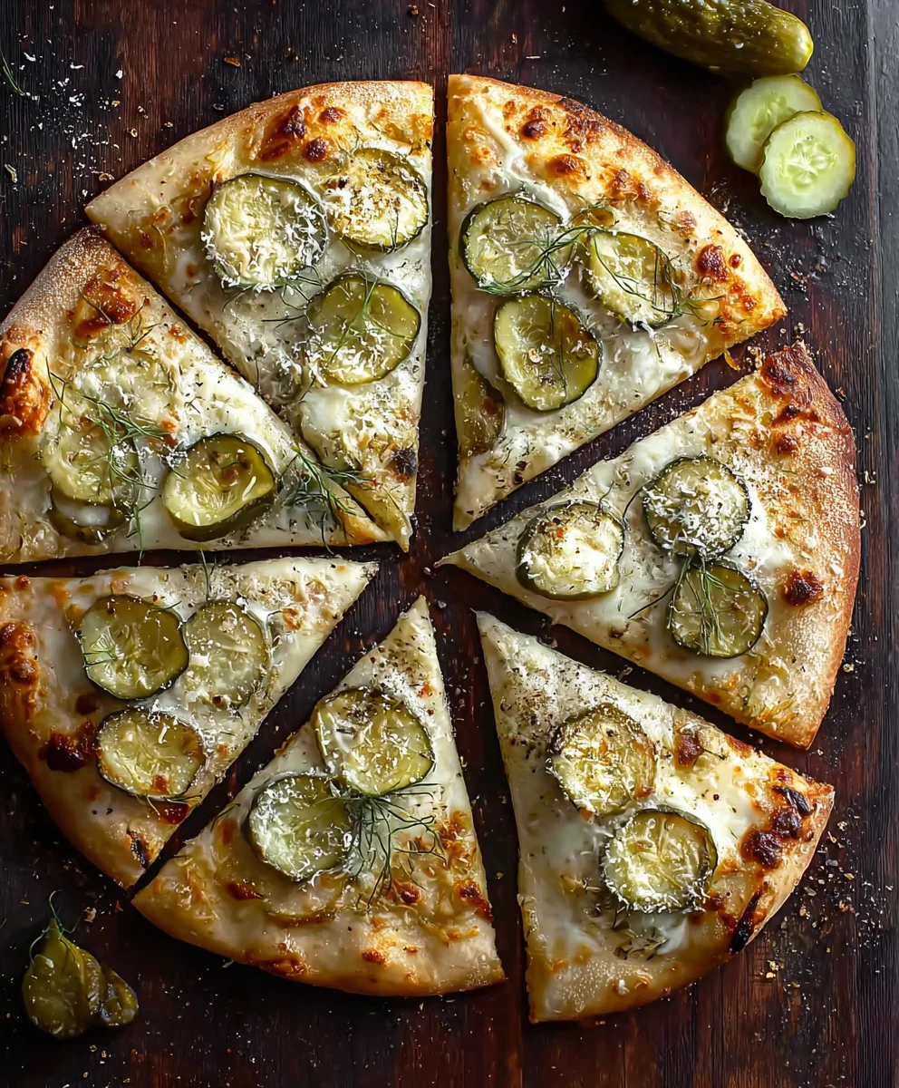 Tangy Dill Pickle Pizza Recipe - A Flavorful Twist