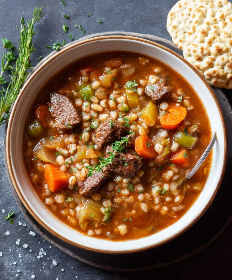 Hearty Beef Barley Soup Recipe-Comfort Food