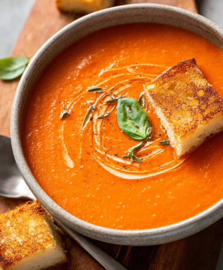 Easy Homemade Tomato Soup Recipe-Quick & Delicious