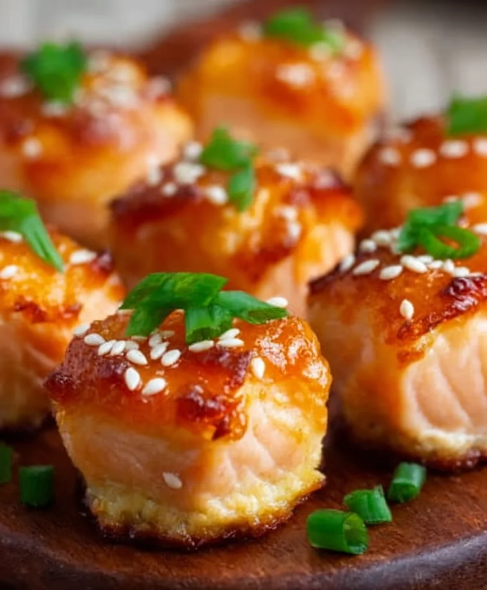 Bang Bang Salmon Bites-Easy Quick Recipe