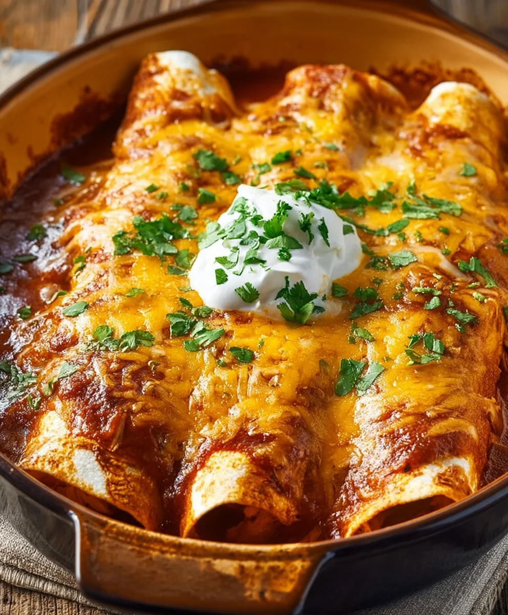 Delicious Chicken Enchiladas Easy Recipe