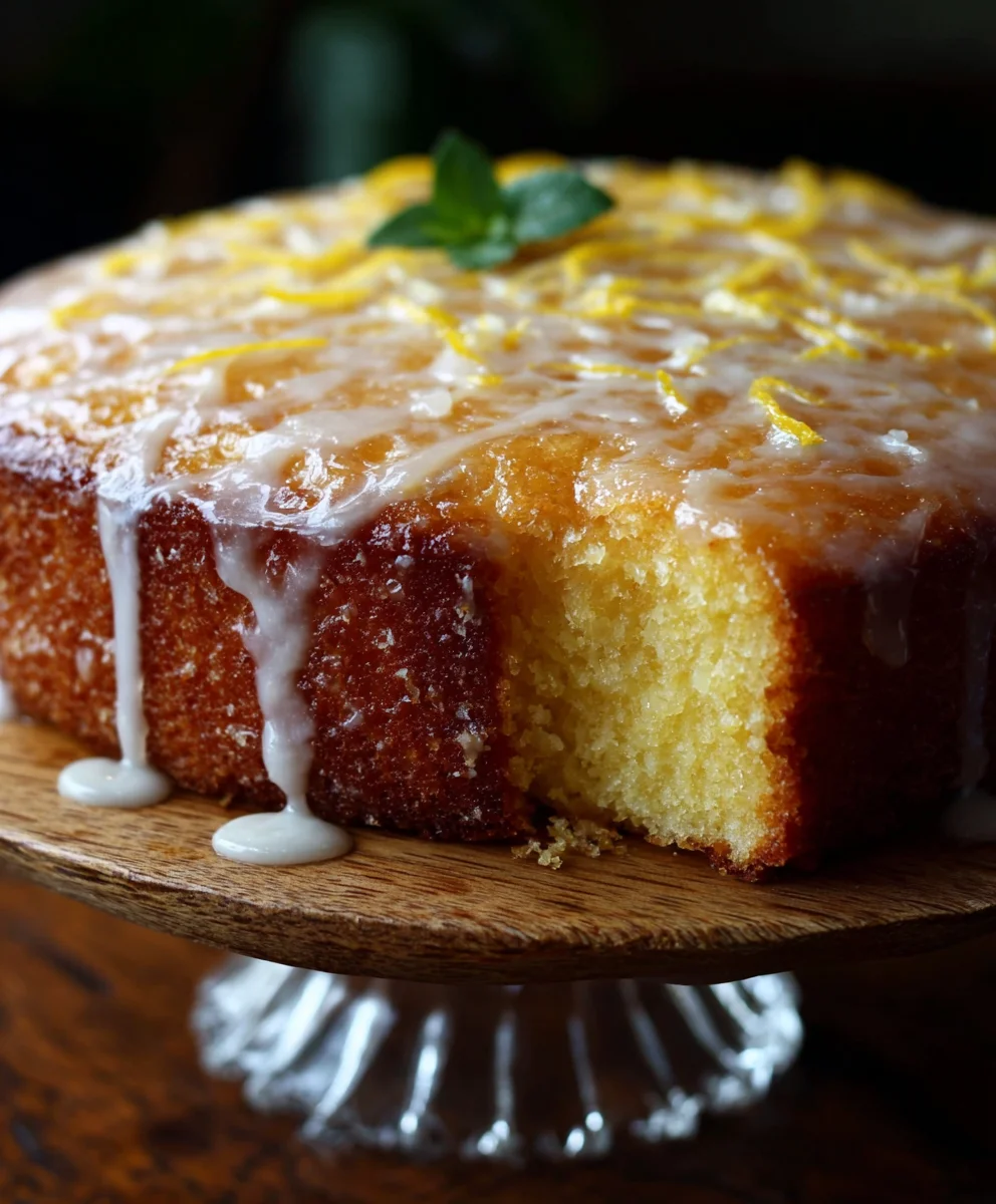 Ultimate Moist Zesty Lemon Cake Recipe