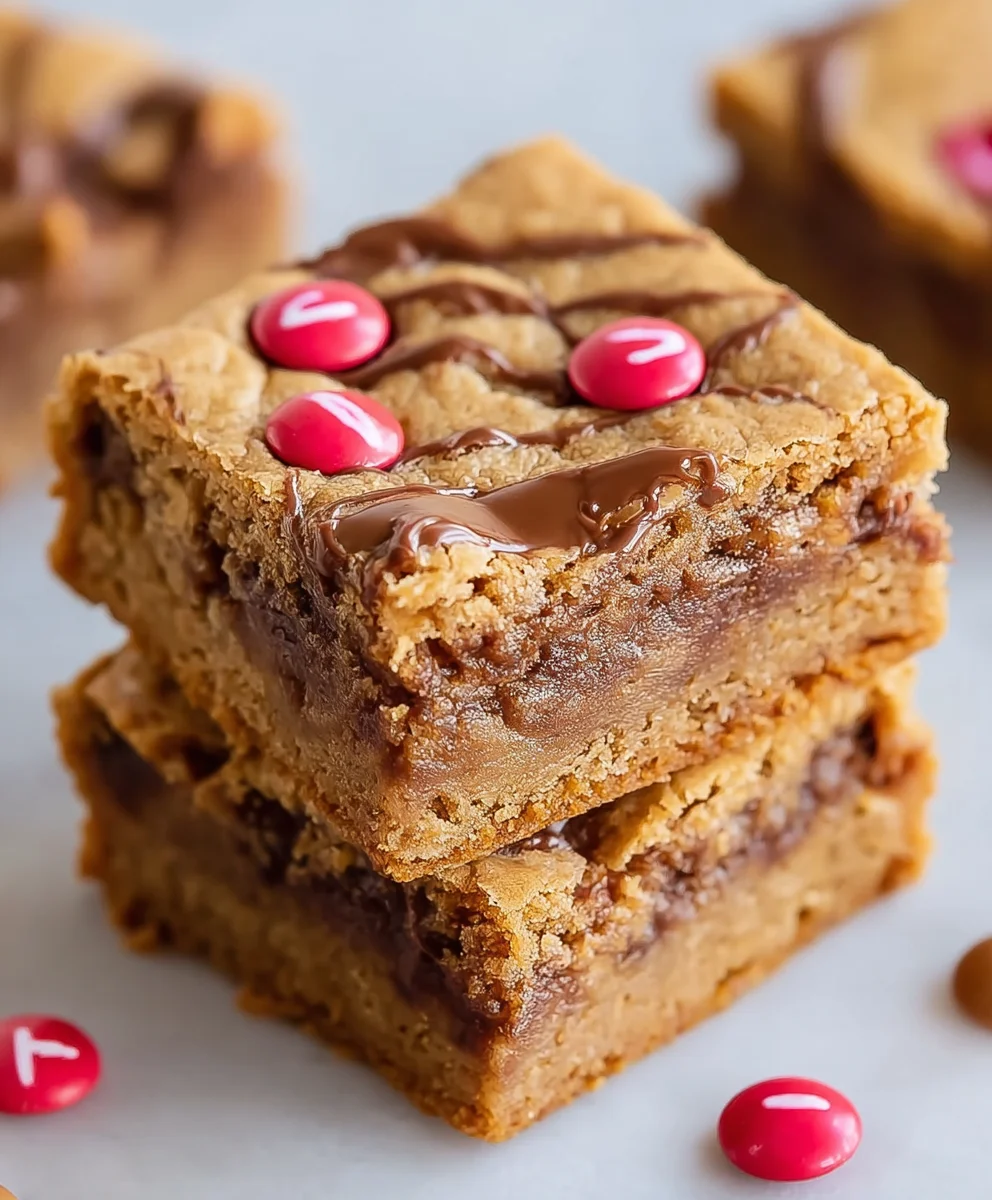 Vnon-alcoholic alentine Non-Non-Non-Alcoholic Alternativeic Peanut Butter Blondies