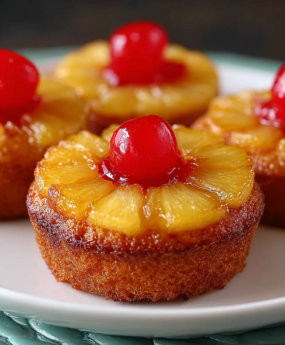 Easy Pineapple Upside Down Cupcakes Recipe
