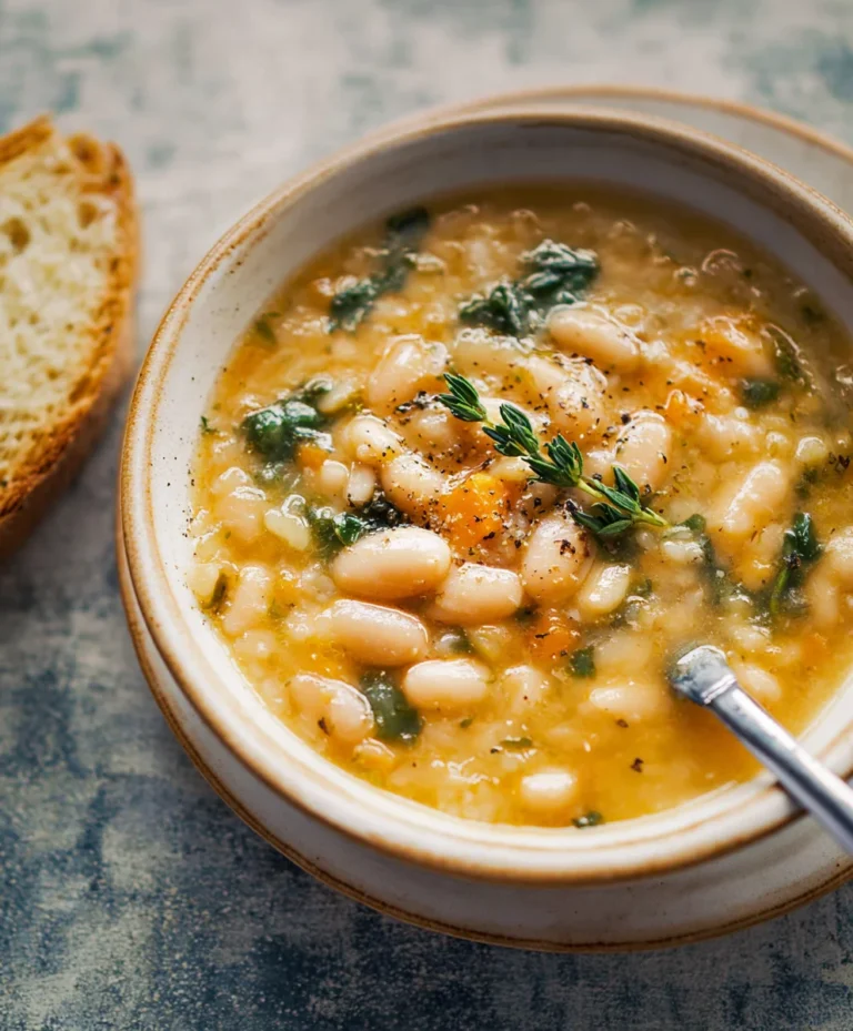 The Best White Bean Soup-Hearty Beef & Veggie Recipe