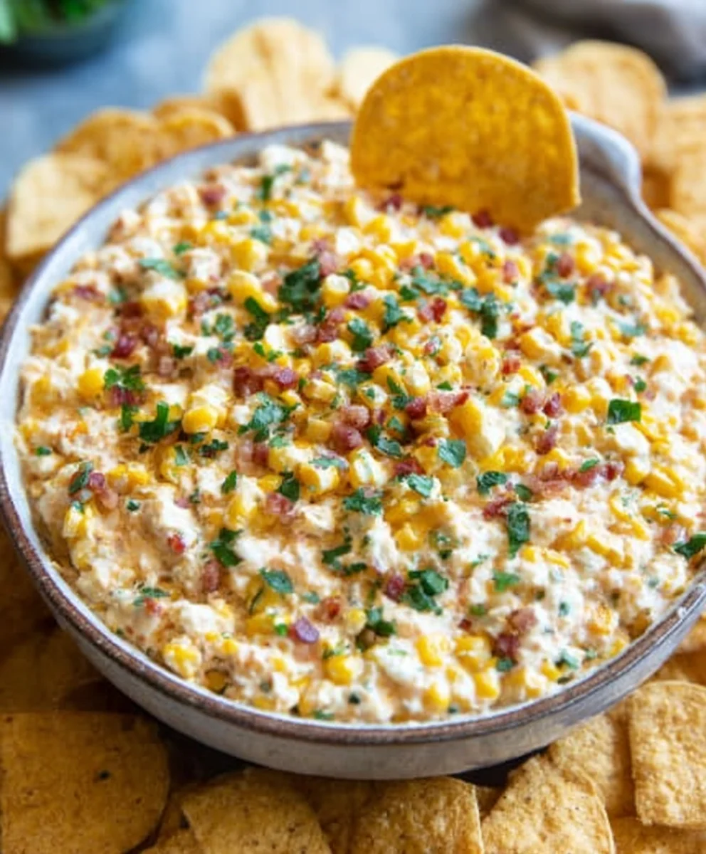 Easy Corn Dip Recipe- Crowd-Pleasing & Delicious