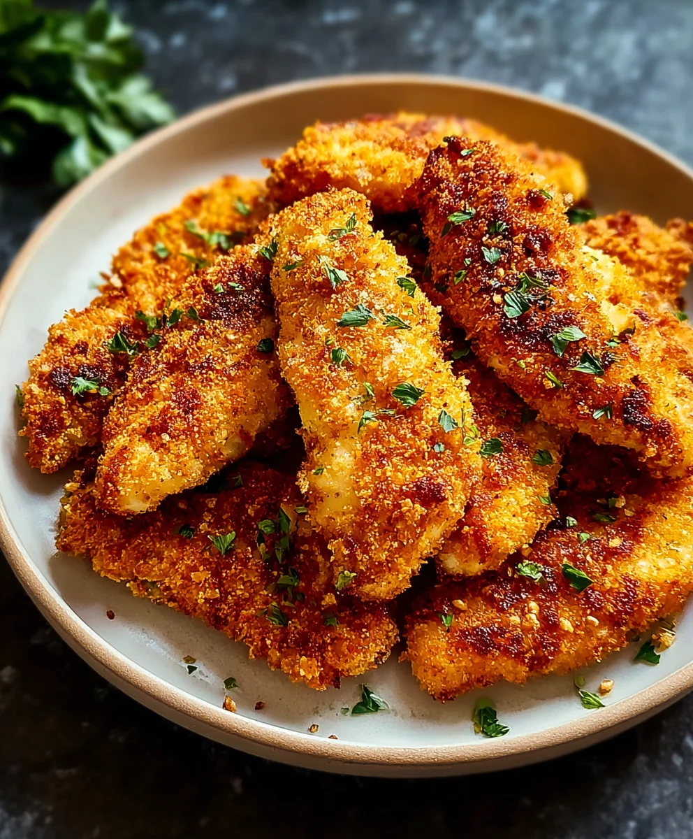 Crispy Baked Chicken Tenders-Easy Healthy Recipe
