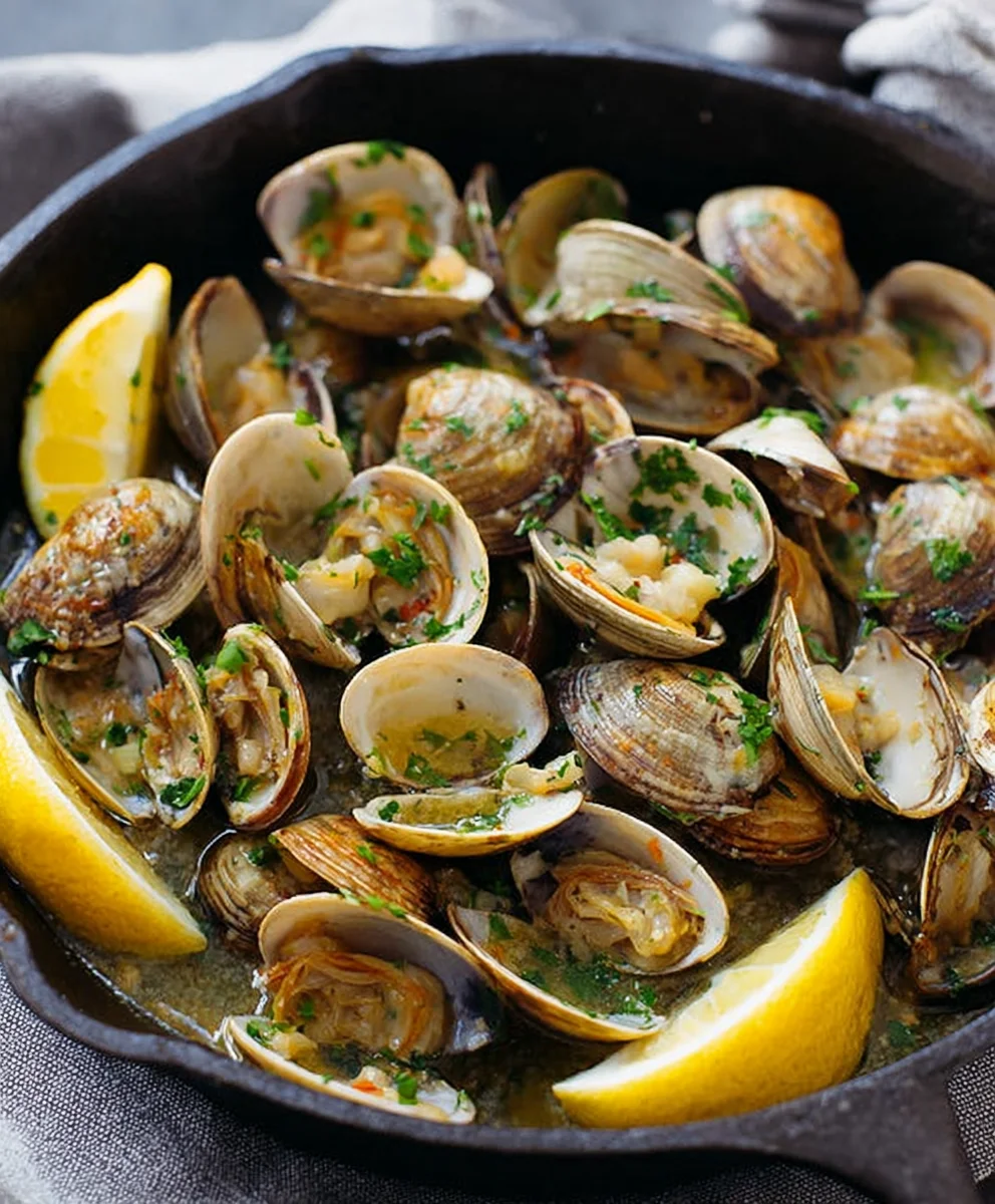 Garlic Butter Beef Clams-Quick & Easy Recipe