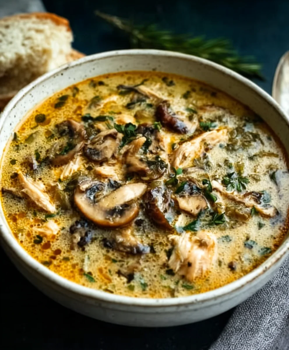 Easy Rotisserie Chicken Mushroom Soup Recipe