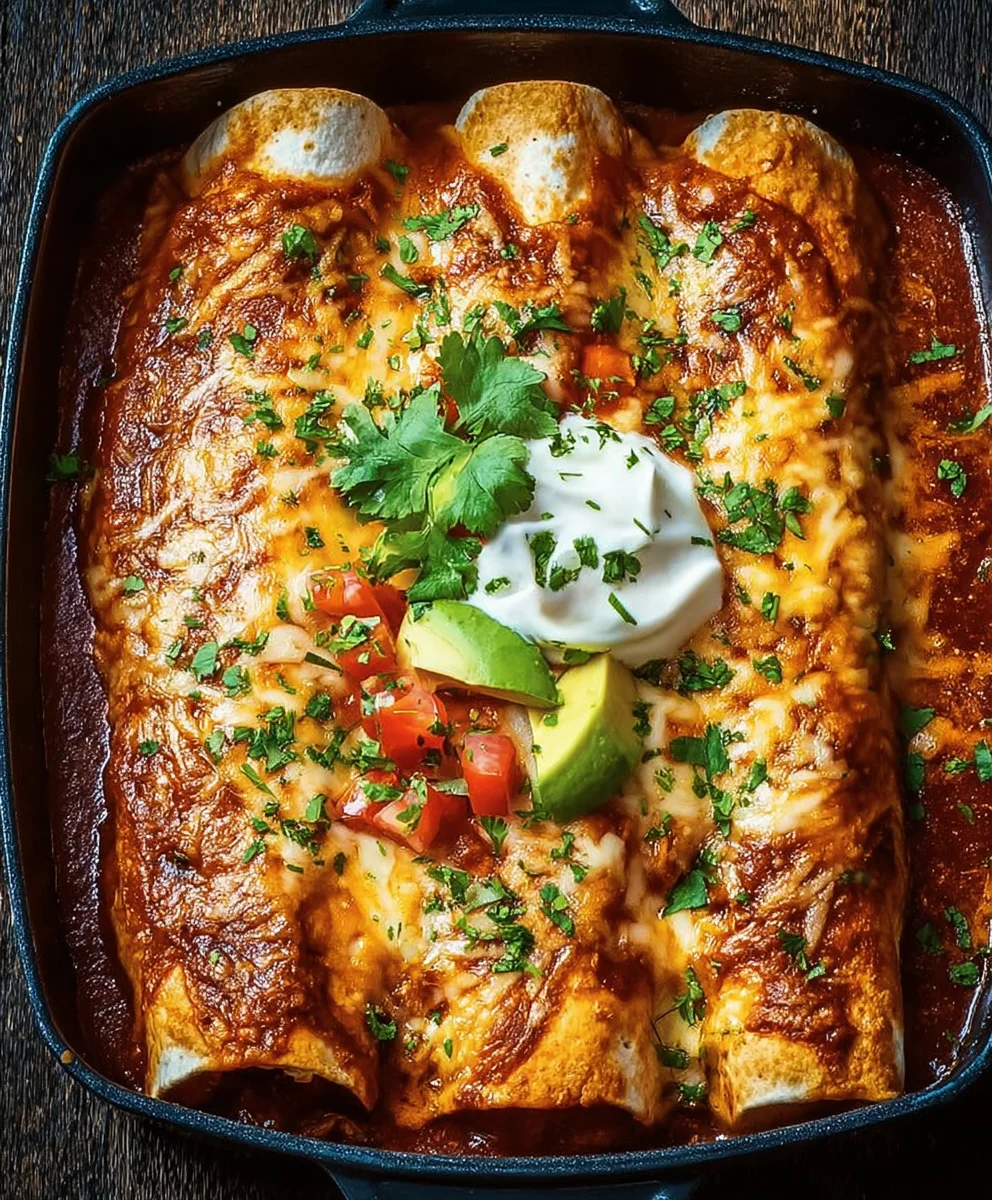 Delicious Chicken Enchiladas Easy Recipe