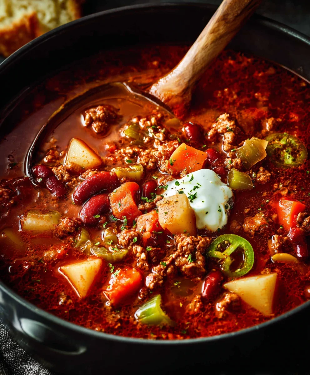 Hearty Cowboy Soup Recipe- Easy Beef & Bean Dinner