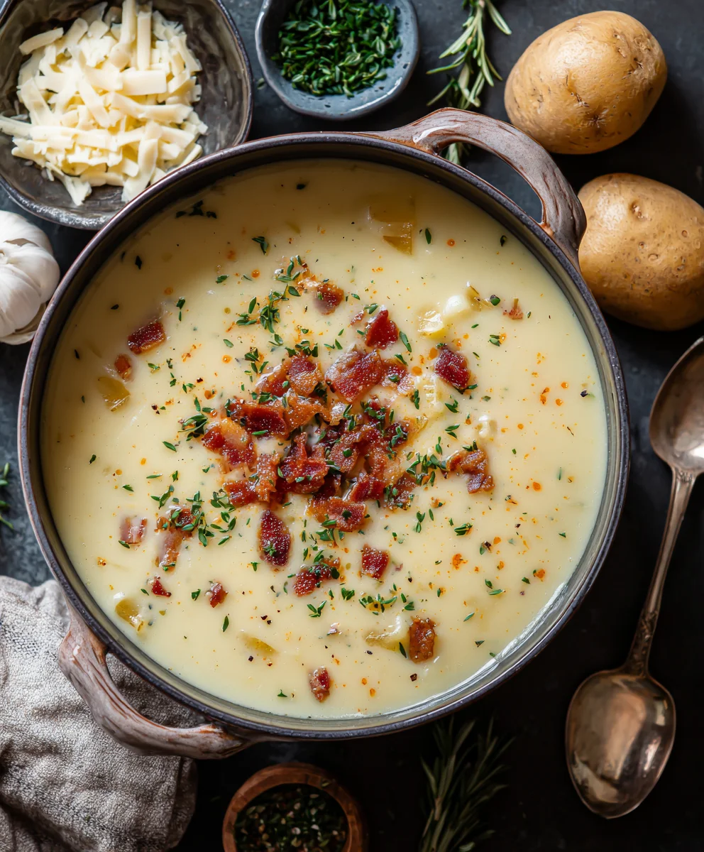 Outback Beef Potato Soup - Creamy & Delicious