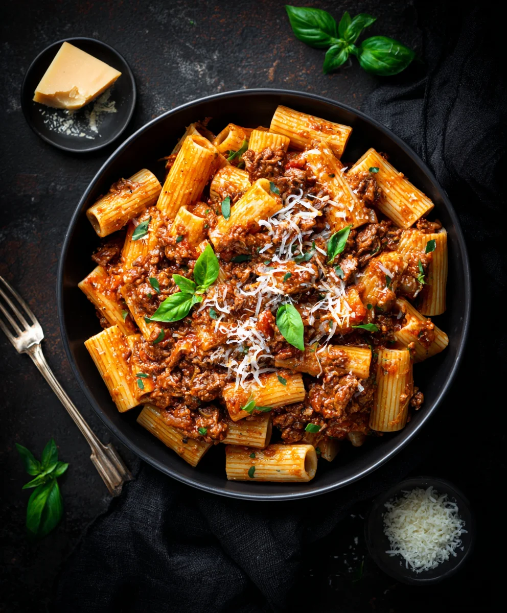 Beef Ragu Pasta - Easy Beef Pasta in Tomato Sauce