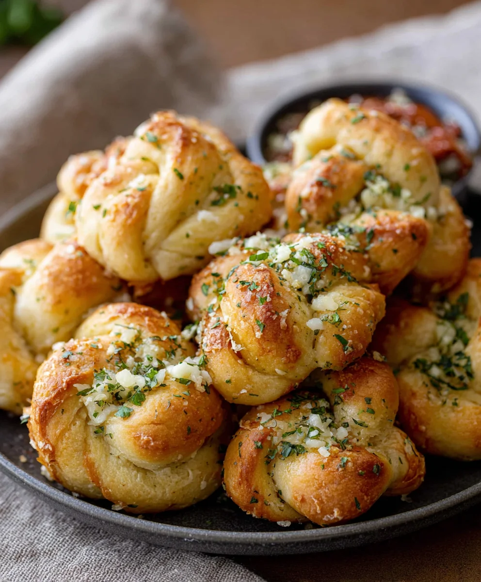 Easy Garlic Knots-Irresistible Flavor