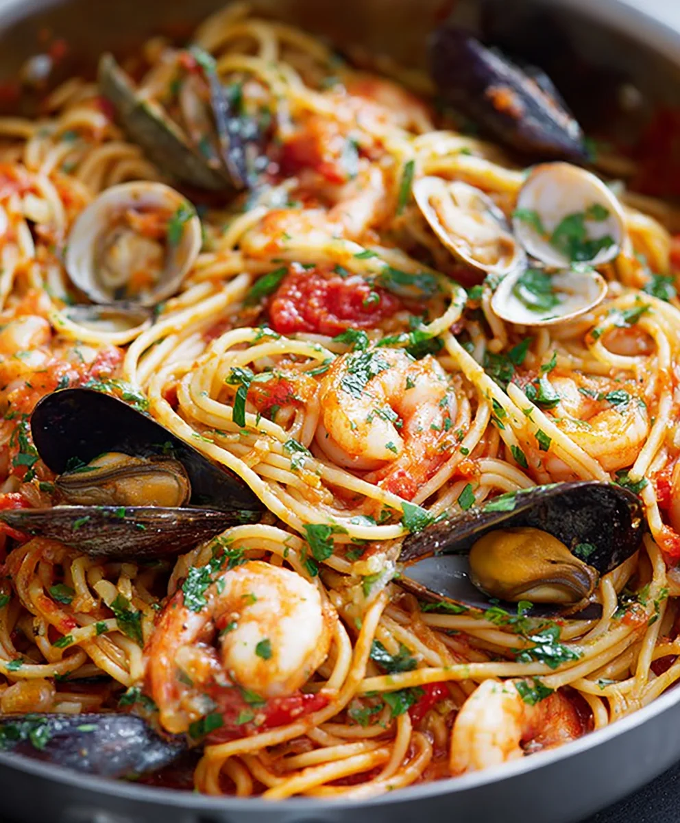 Flavorful Seafood Pasta Recipe- Quick & Easy Dinner