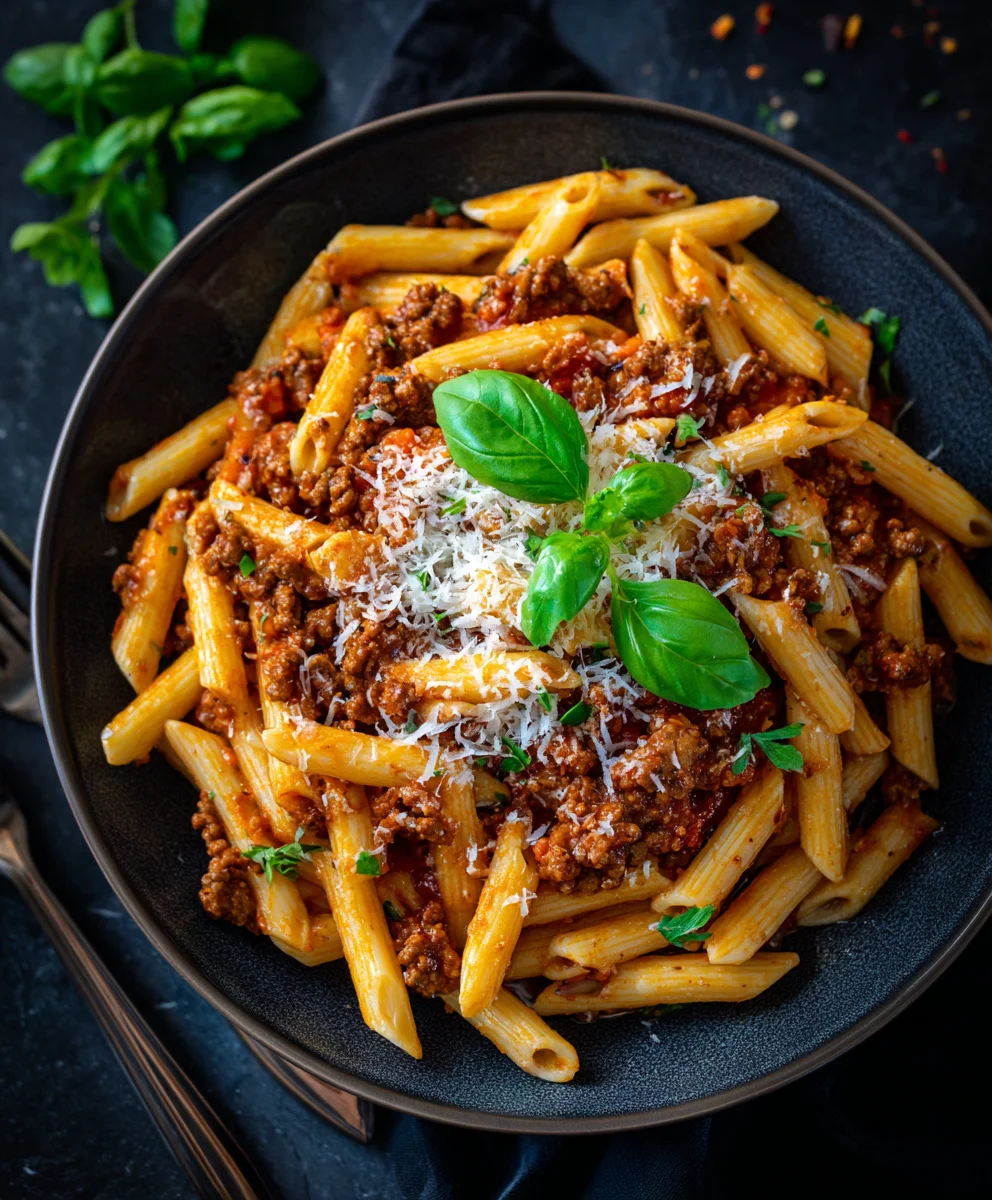 Beef Ragu Pasta - Easy Beef Pasta in Tomato Sauce