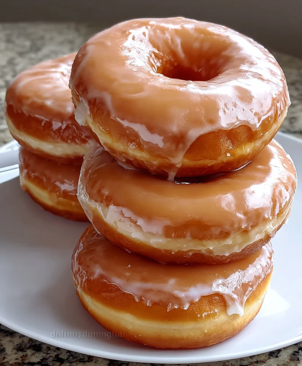 Homemade Krispy Kremes-Easy Copycat Glazed Doughnuts