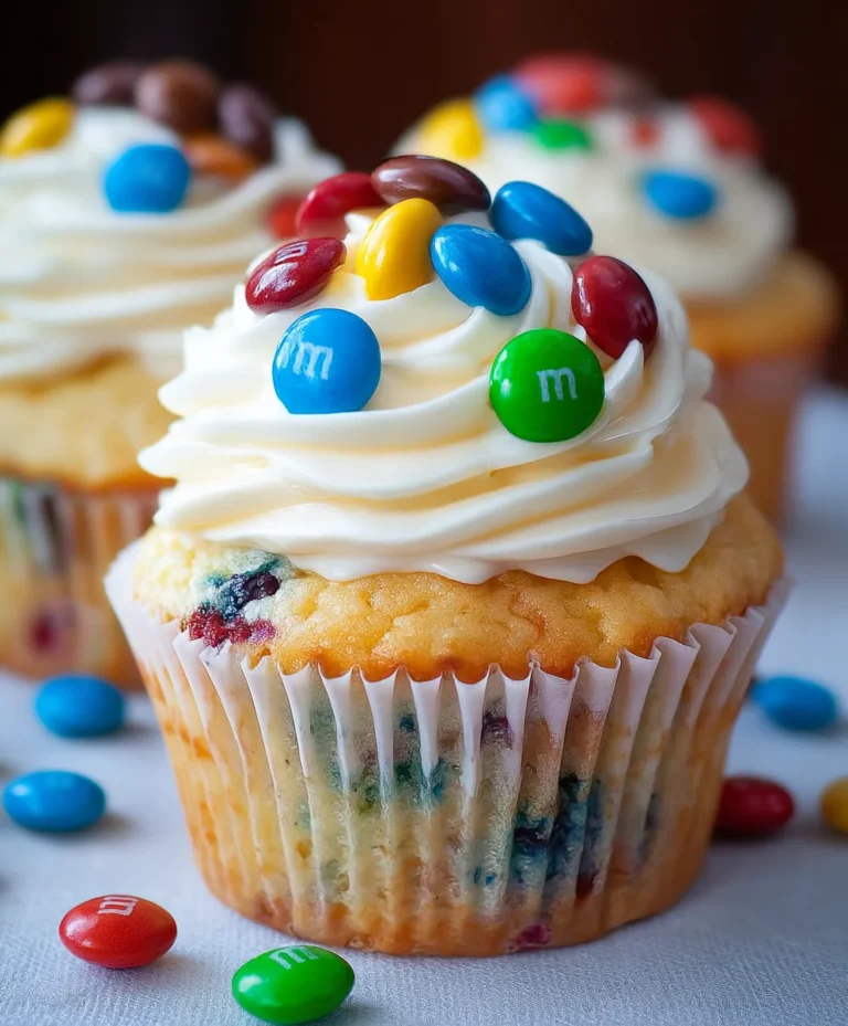 Easy M&M Cupcakes – Fun Frosting & Flavor