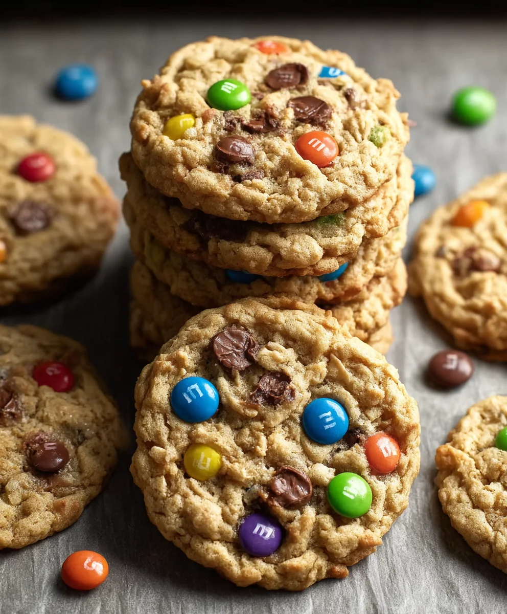 Monster Cookies - Big Delicious Baked Treats