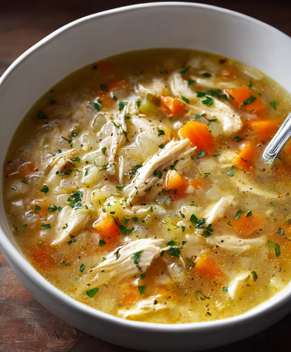Soothing Anti-Inflammatory Chicken Soup Recipe