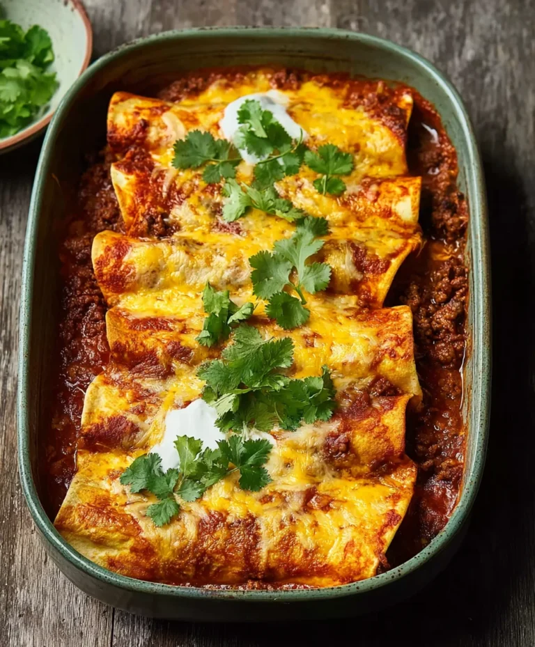 Tex-Mex Beef Enchiladas – Easy Flavorful Recipe