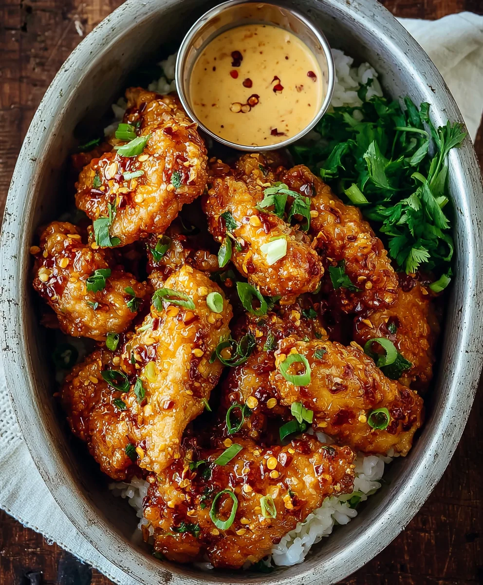 Spicy Bang Bang Chicken Recipe-Easy & Delicious