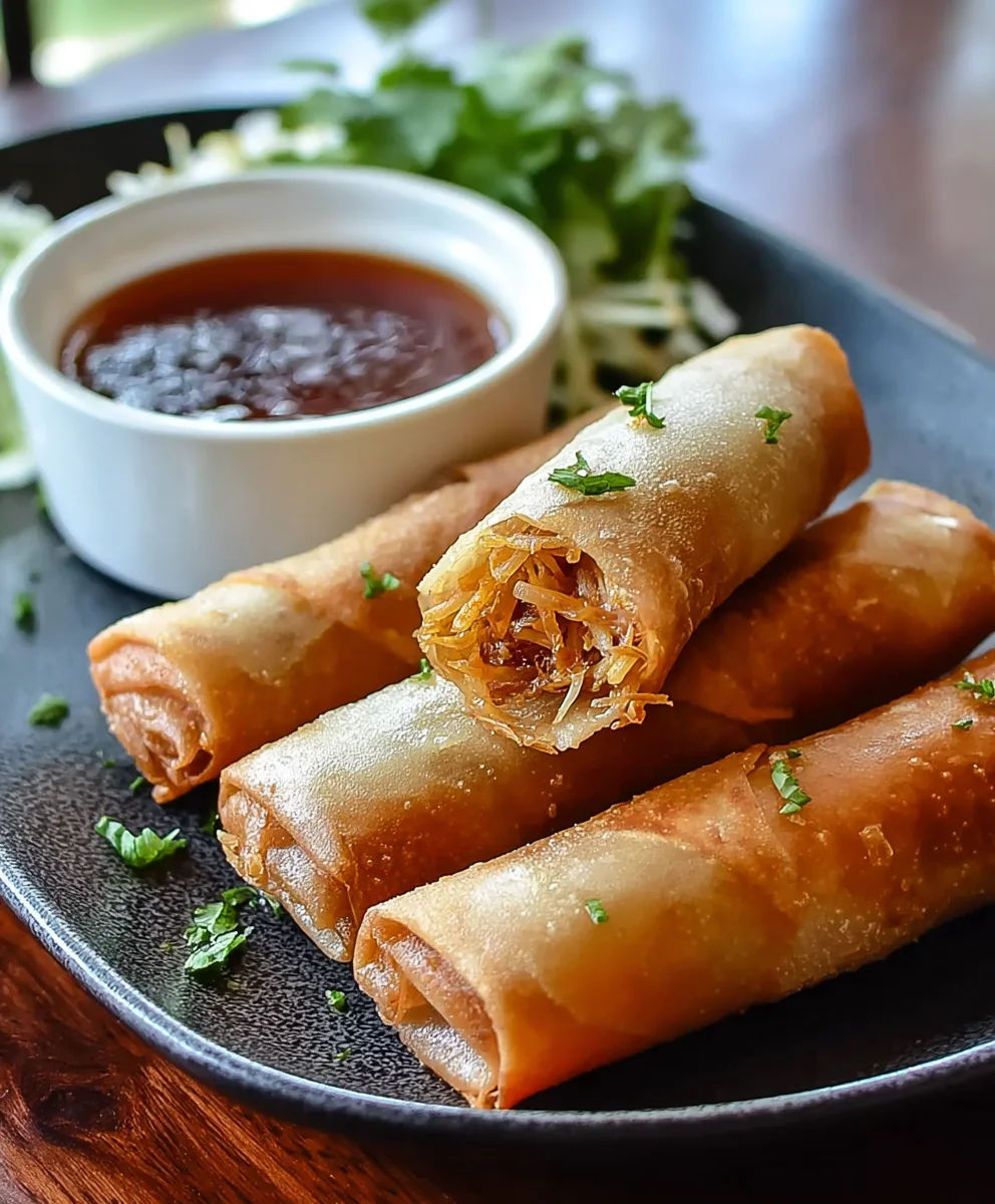Crispy Filipino Beef Lumpia- Authentic Flavor