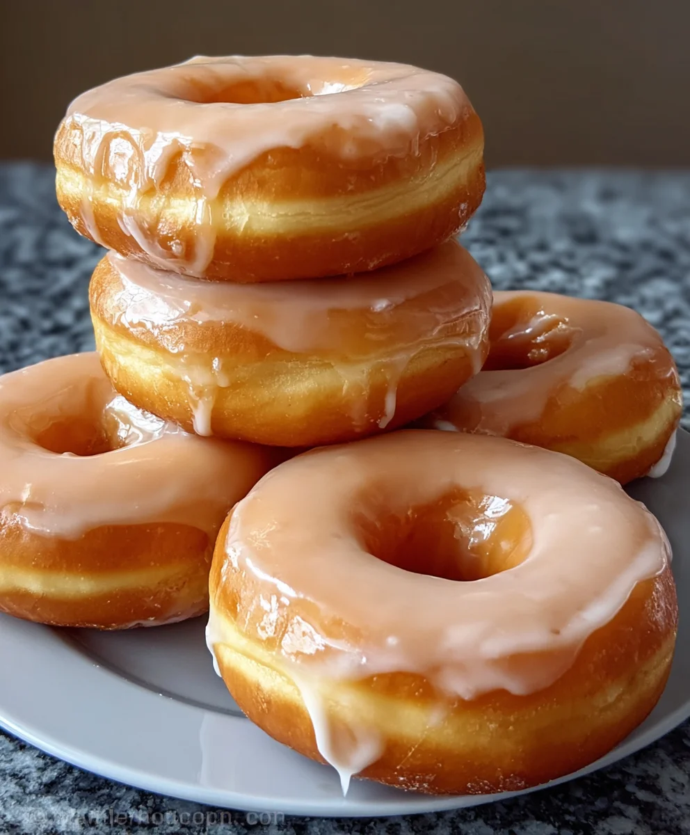 Homemade Krispy Kremes-Easy Copycat Glazed Doughnuts