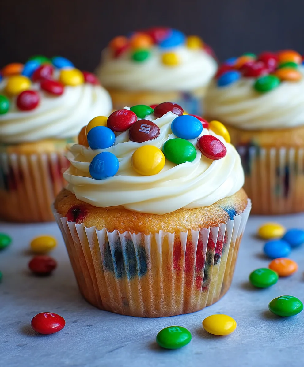 Easy M&M Cupcakes - Fun Frosting & Flavor