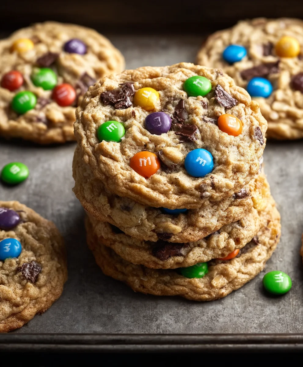 Monster Cookies - Big Delicious Baked Treats