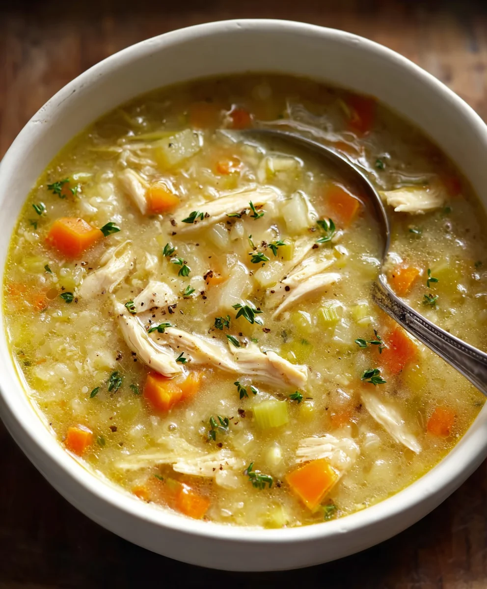 Soothing Anti-Inflammatory Chicken Soup Recipe