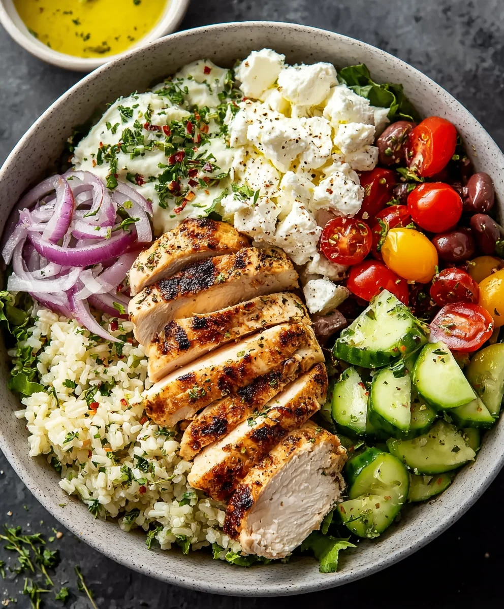 Easy Greek Chicken Bowls - Flavorful & Quick Meal