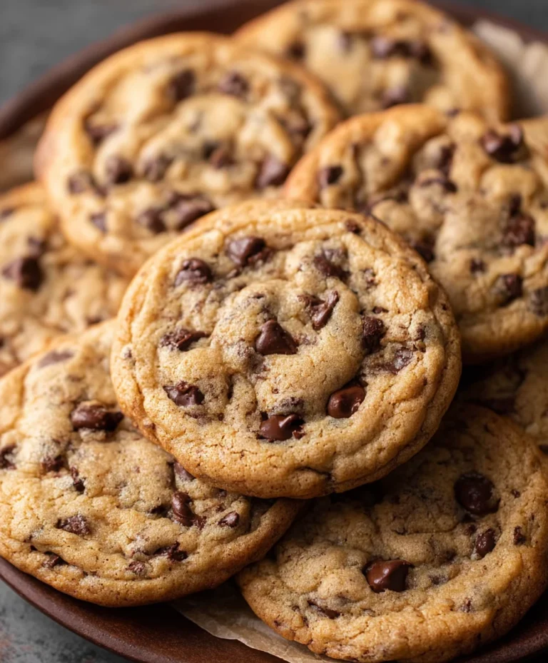 Bakery-Style Chocolate Chip Cookies-Perfectly Chewy