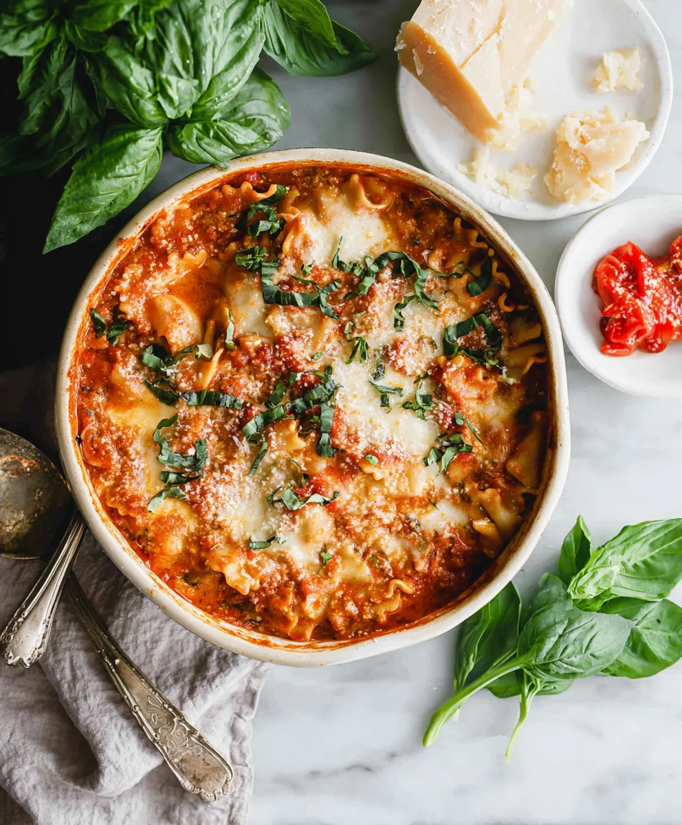 Easy Creamy Lasagna Soup - Comfort Food Delicious