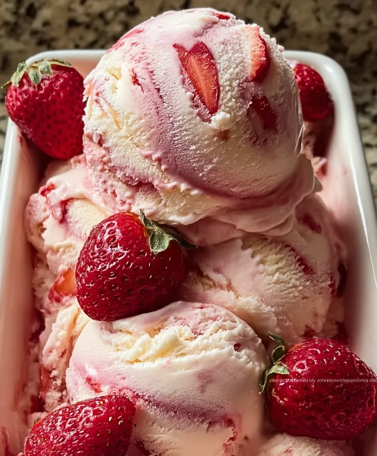 Easy Strawberry Ice Cream – Delicious Homemade Treat