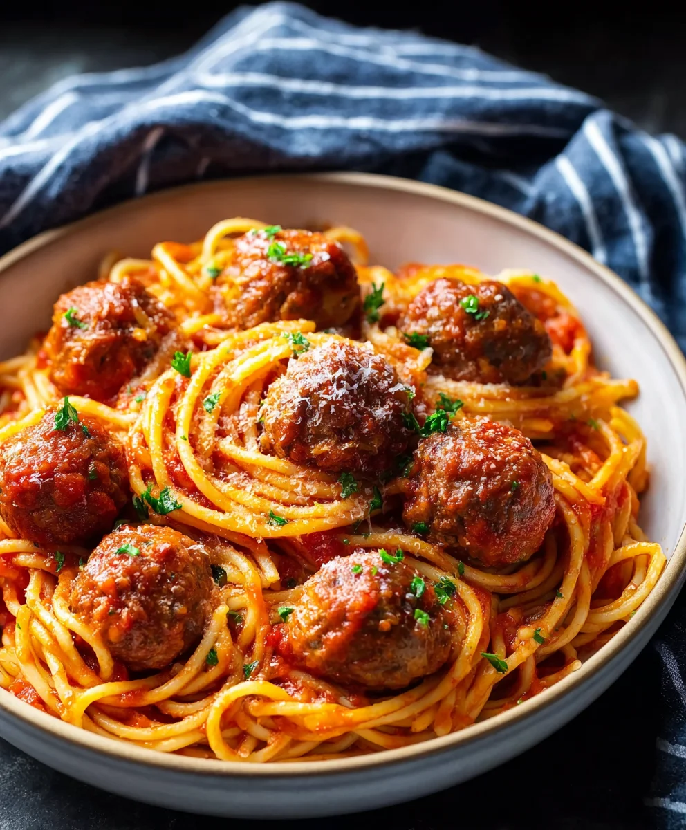 Instant Pot Spaghetti & Meatballs-Quick & Easy Dinner