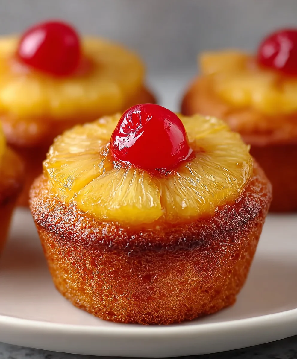 Easy Pineapple Upside Down Cupcakes Recipe