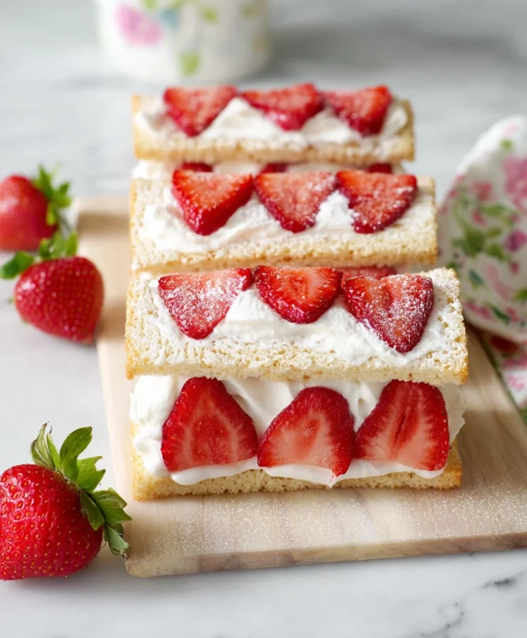 Strawberry Cream Sandwiches-Easy Sweet Treats
