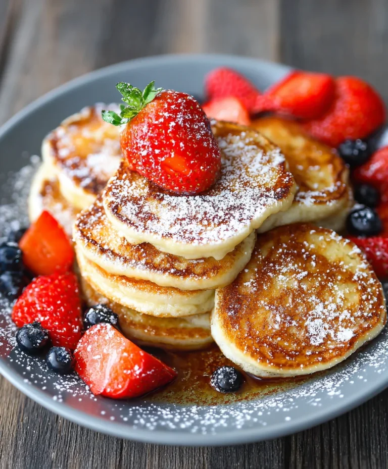 Easy Cottage Cheese Pancakes – Healthy & Delicious
