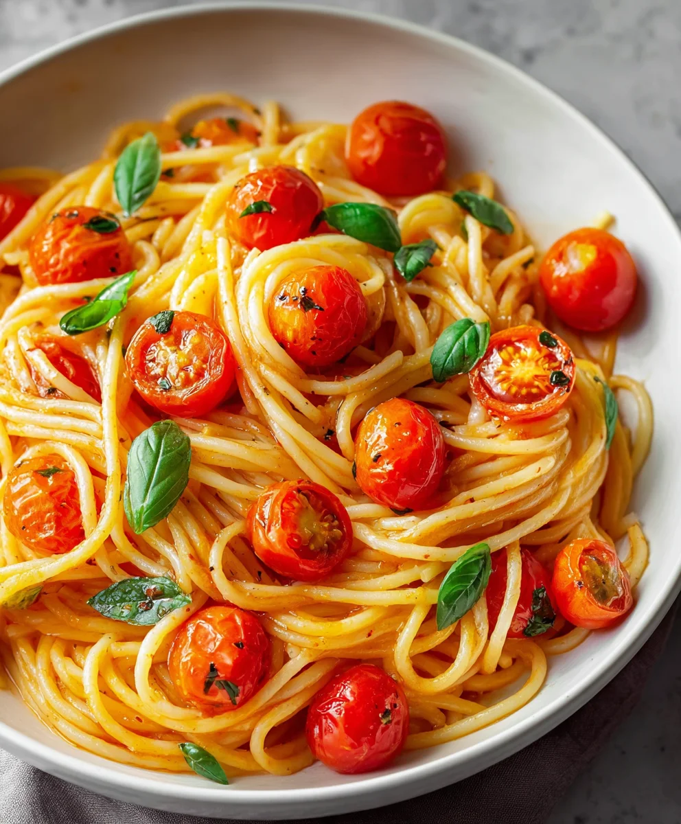 Easy Cherry Tomato Pasta Recipe - Quick & Delicious