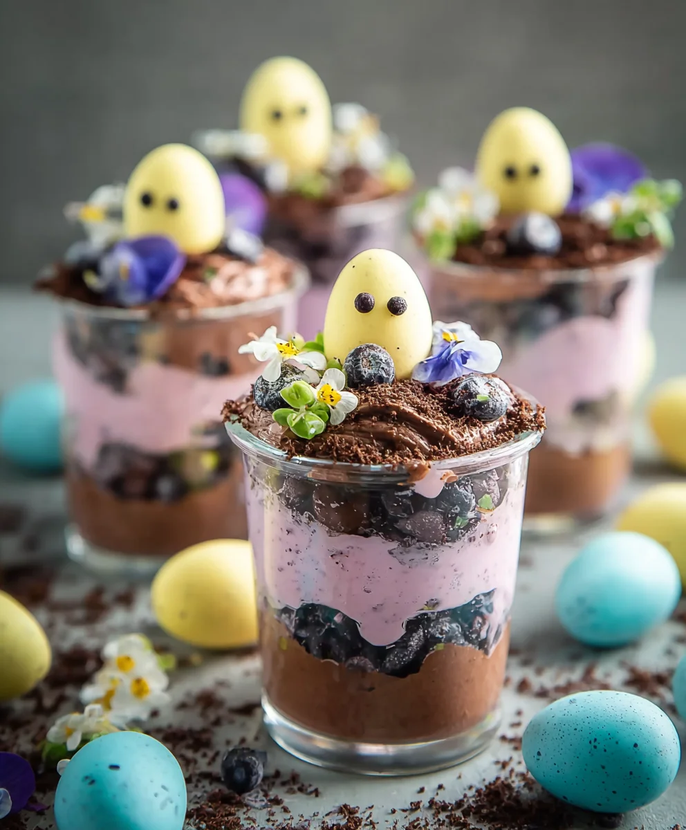 Easter Dirt Cups-Fun & Easy Dessert Recipe