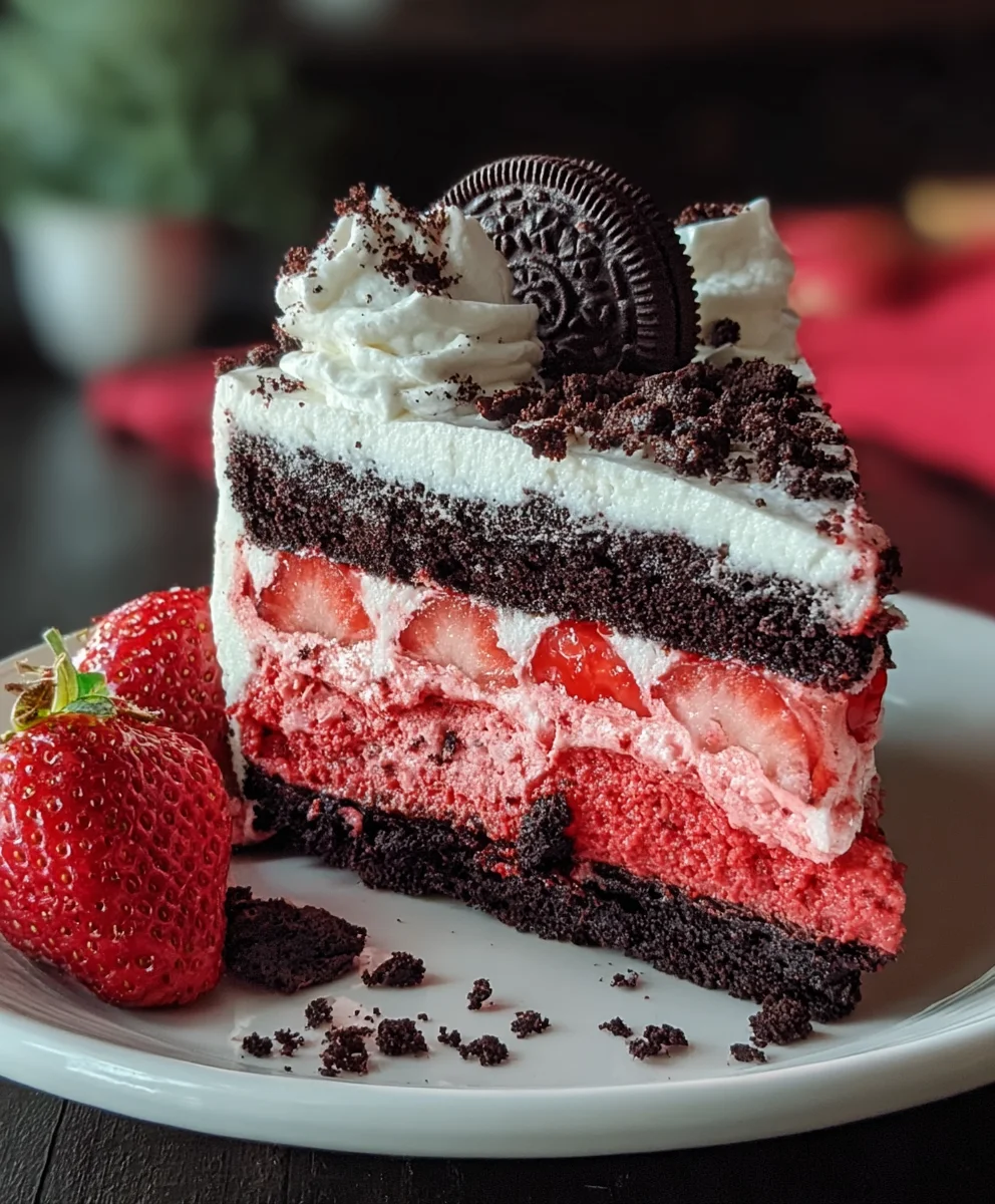 Strawberry Oreo Cake Recipe - Delicious & Easy Dessert