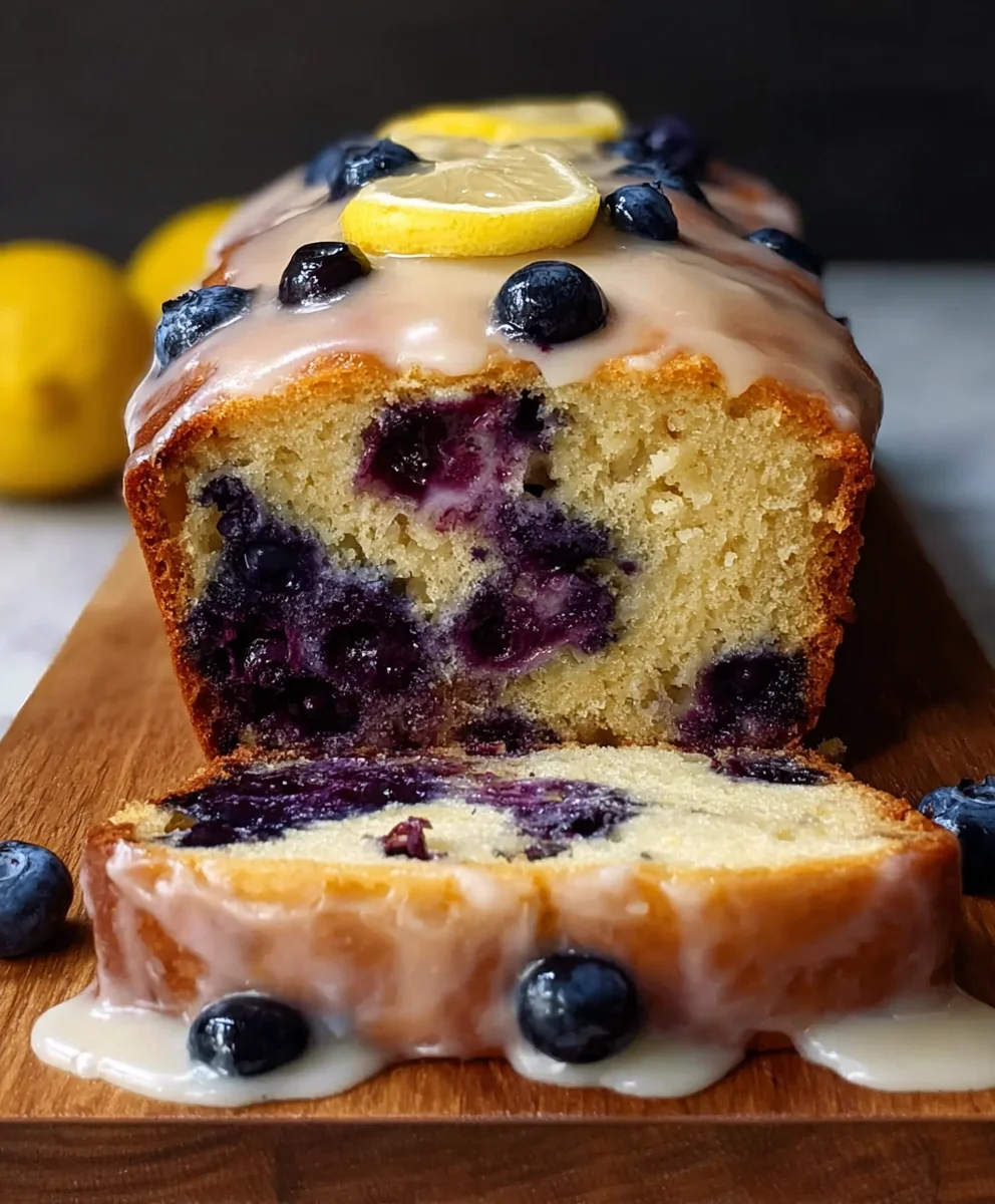 Lemon Blueberry Loaf Cake- Easy & Delicious Recipe
